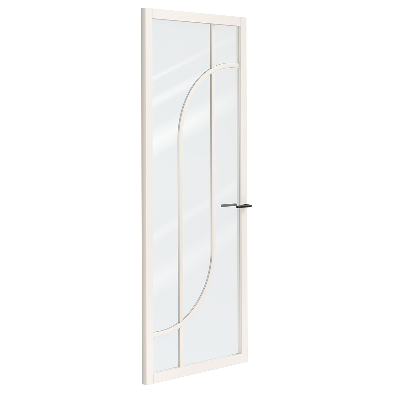 Binnendeur Skantrae SSL 14617 Blank Glas Wit Gelakt